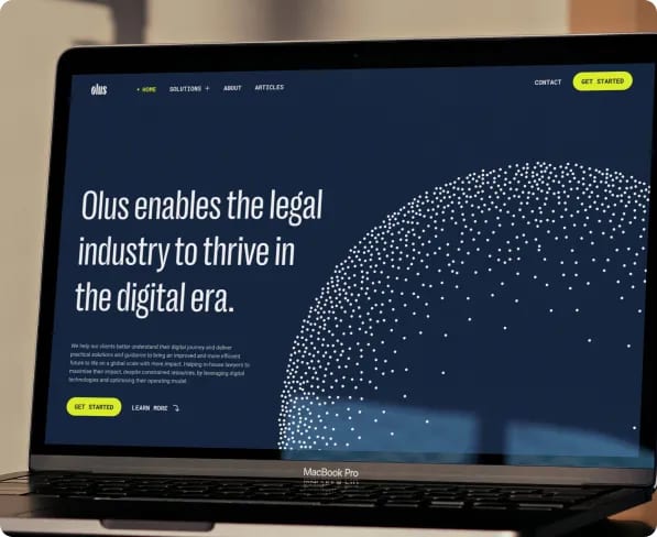 Olus' new branding developed into their products
