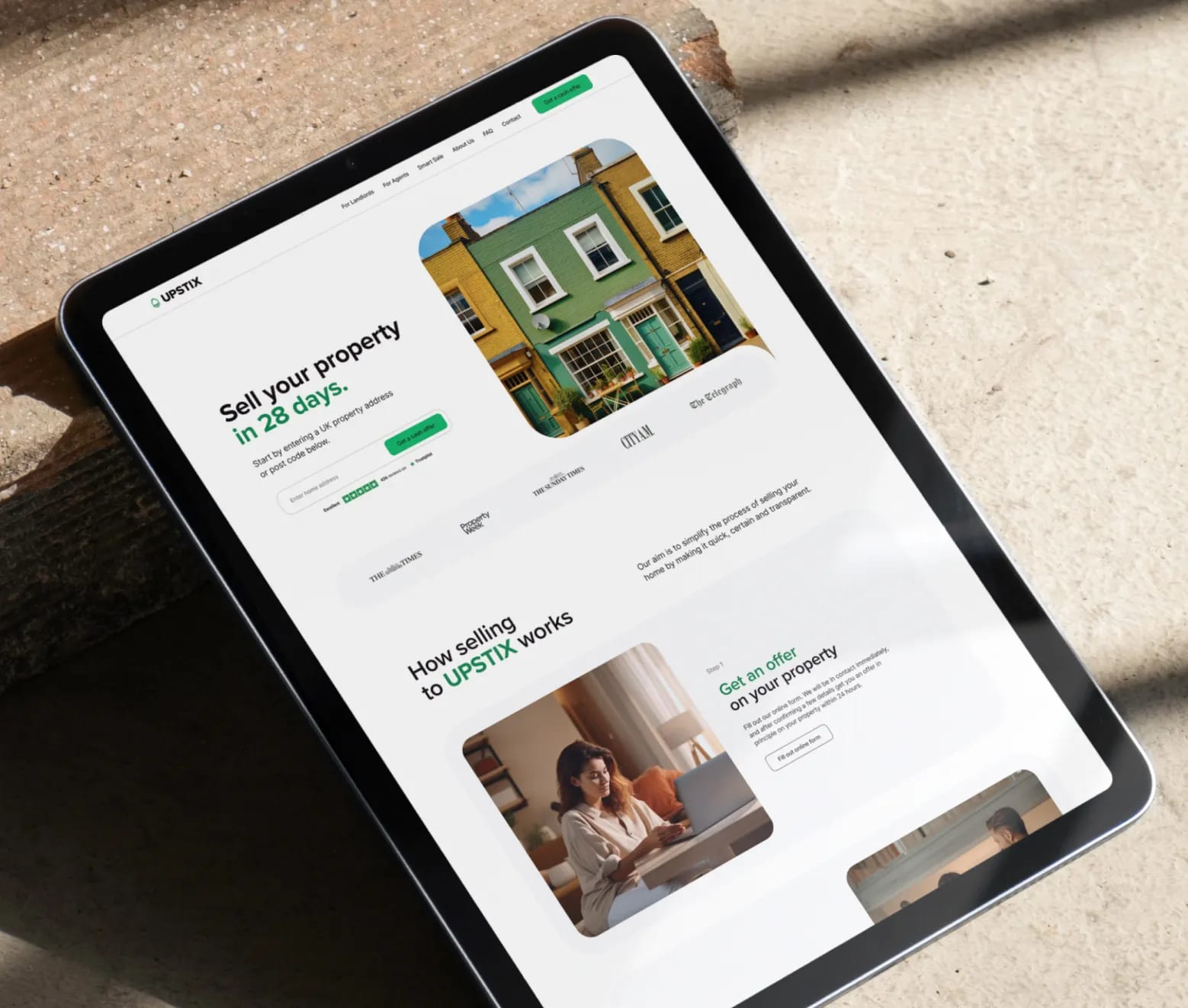 Custom software development for a real estate app