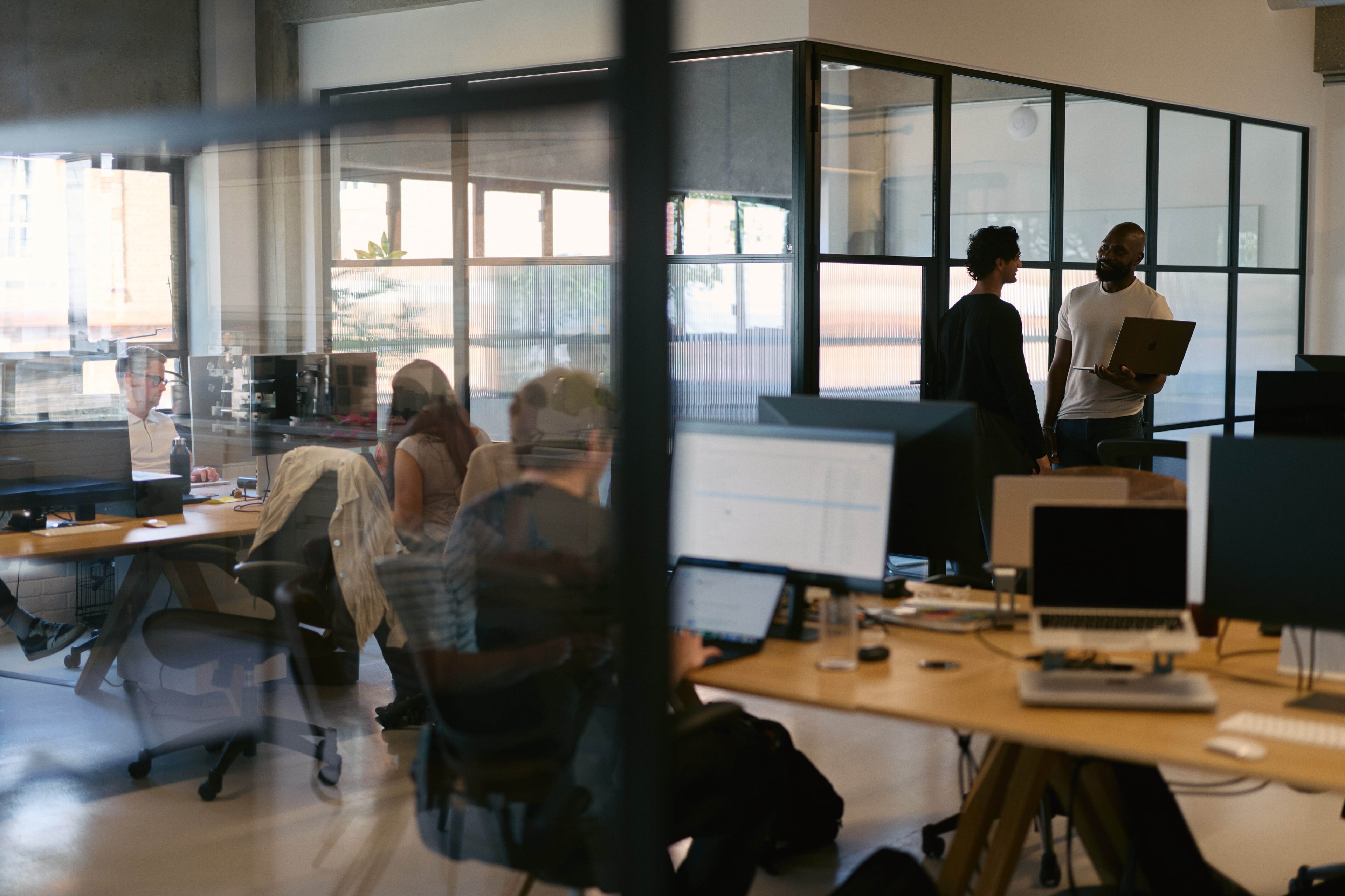 Team in the new office